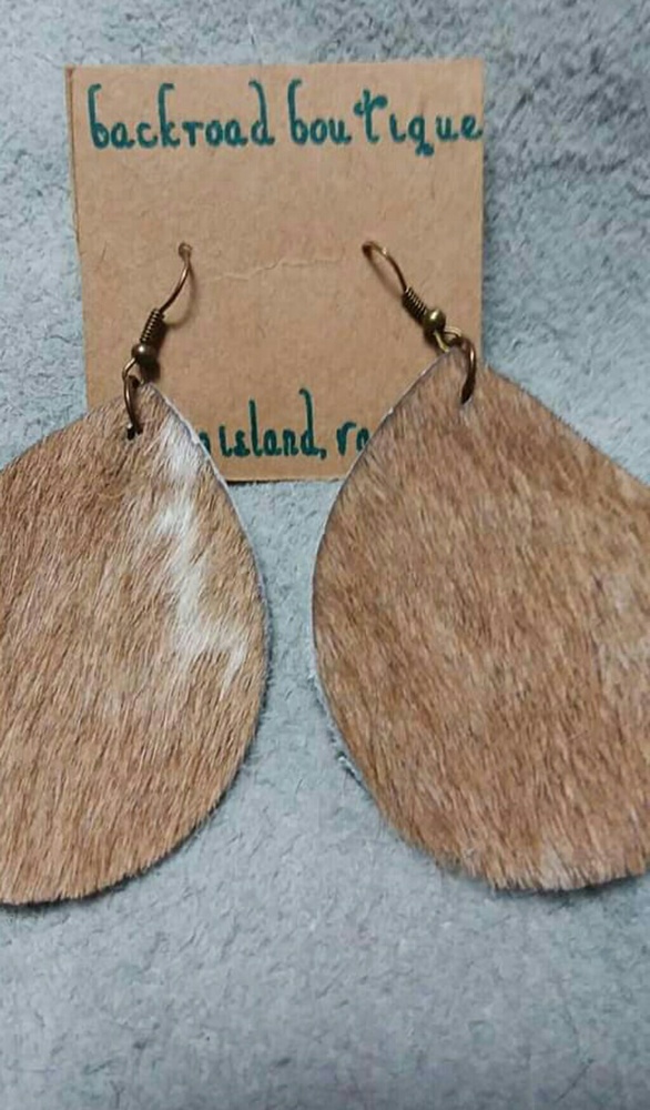 Genuine Leather hair on hide